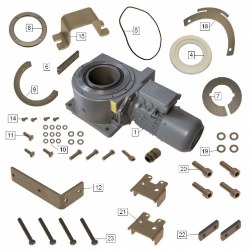 Drum Swivelling Assembly - MPR 150 No. 714 and higher